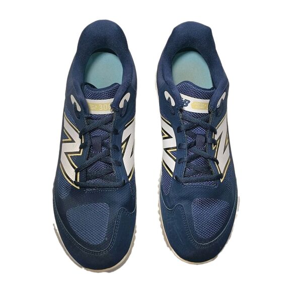 New Balance Men’s Sz 9.5 Fresh Foam 3000v7 Turf Baseball Shoes Black White Gum main image 9